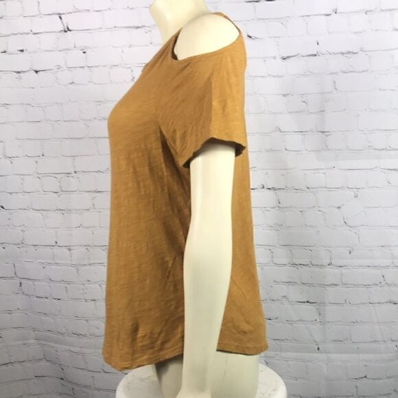 Anthropologie Maeve Bare Shoulder Tee XS EUC - Picture 2 of 6